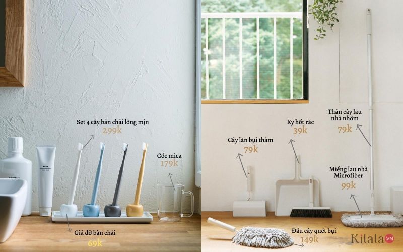 đồ dùng gia đinh MUJI